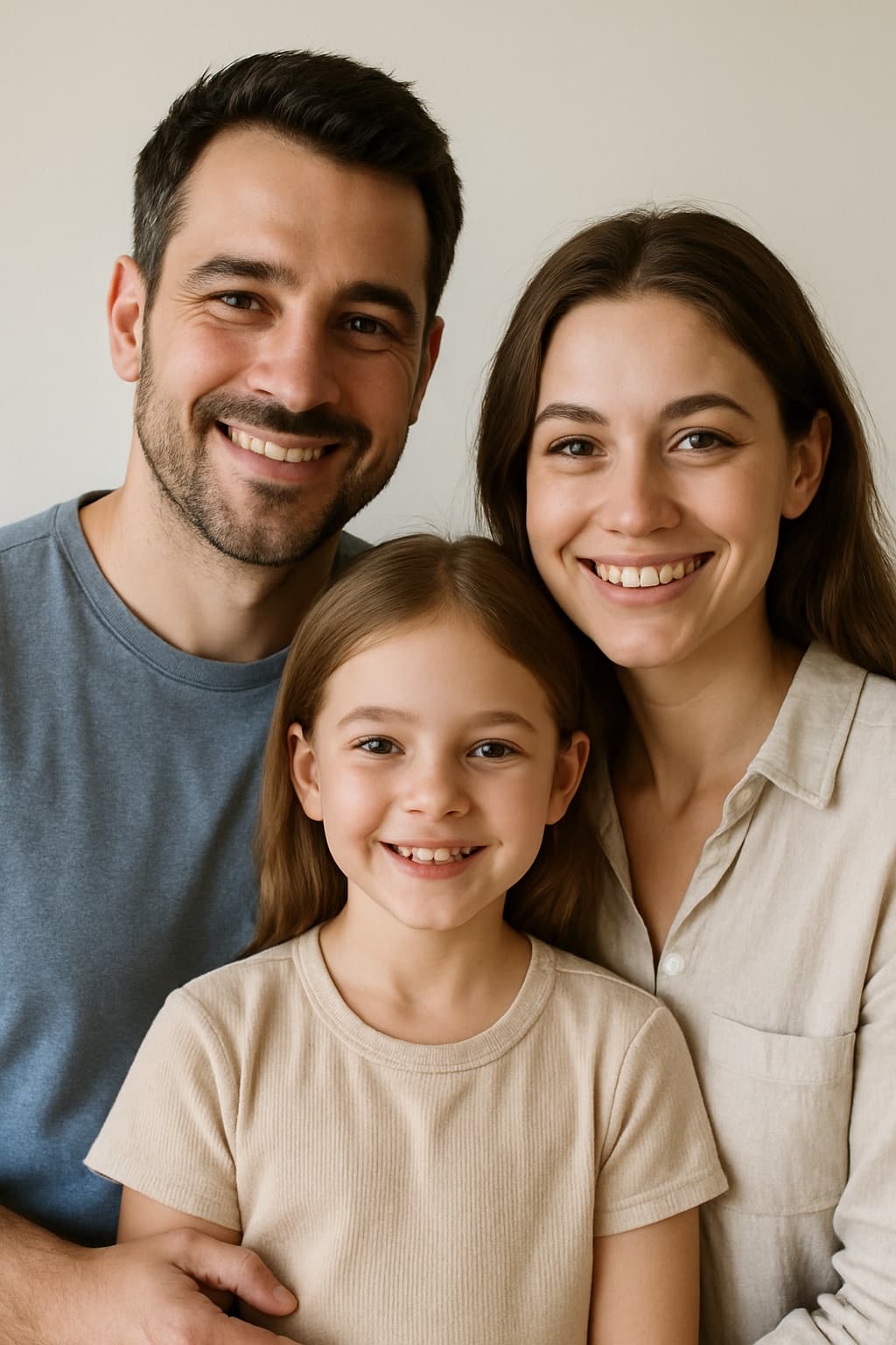 Sample photo before: Family · portrait