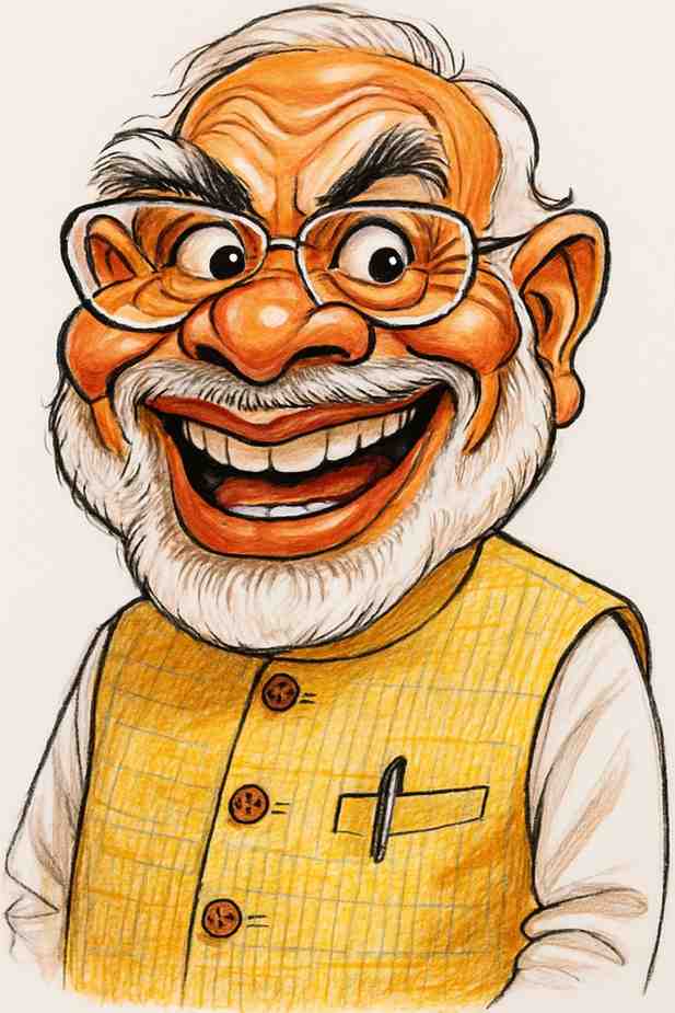 Birthday caricature gift example 15