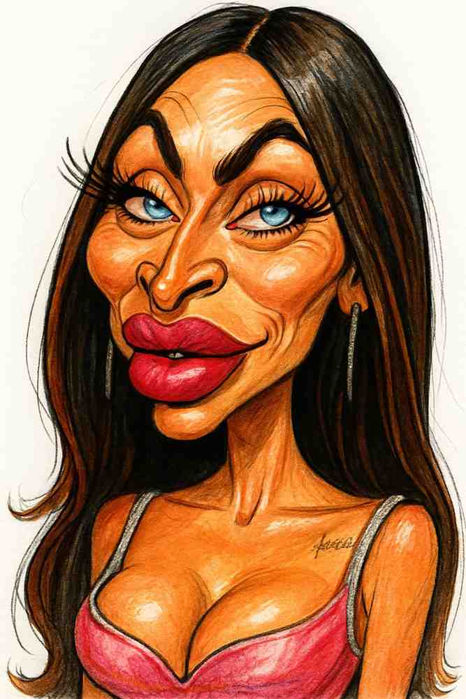 Birthday caricature gift example 9