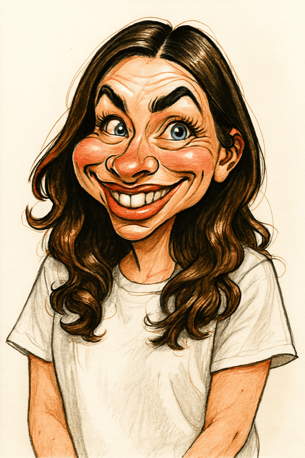 AI caricature portrait