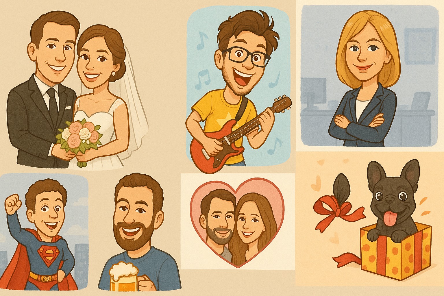 Top 10 Fun Gift Ideas Using Caricatures: Unique, Personal, and Unforgettable