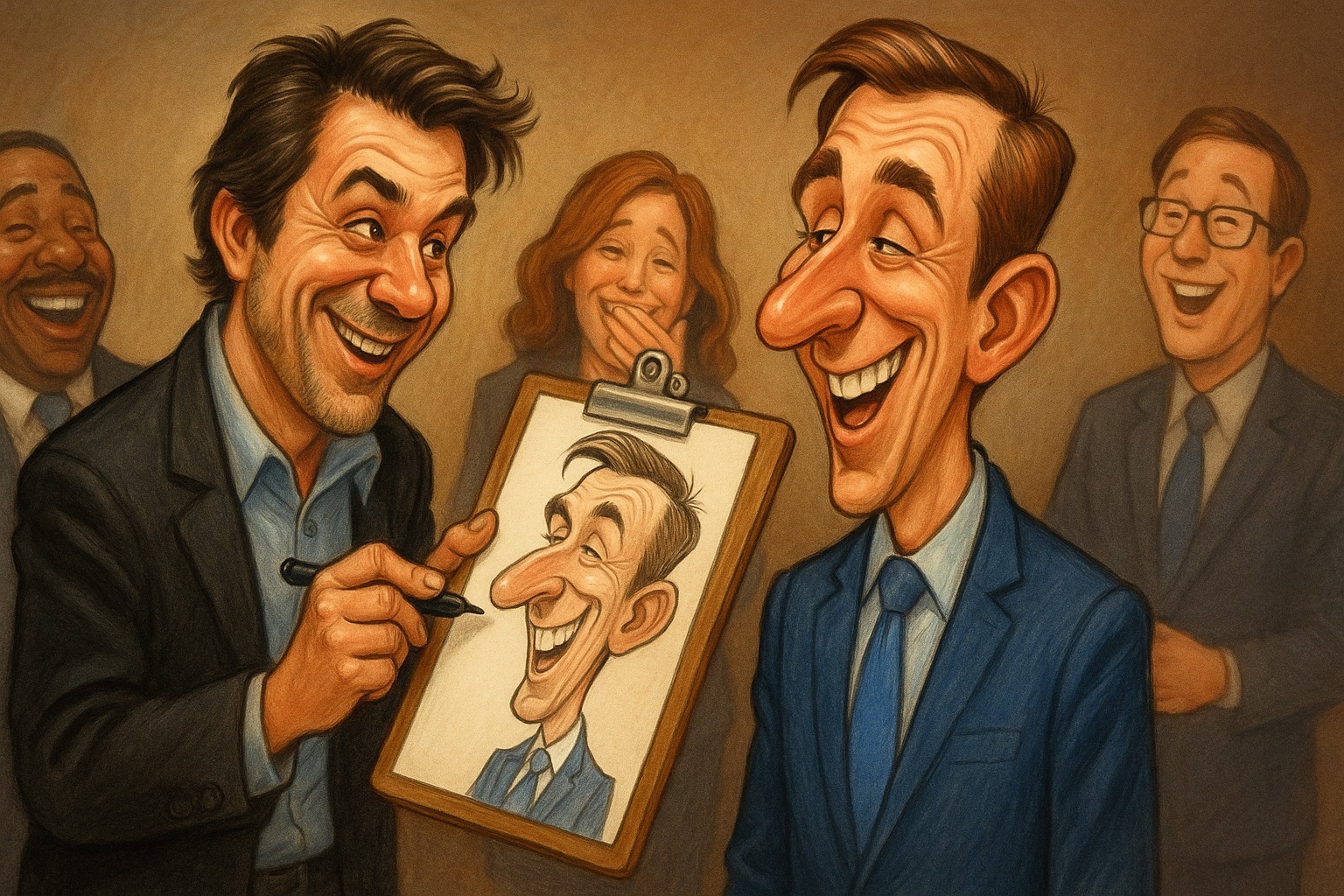 Caricatures for Corporate Events: Add Humor to the Workplace